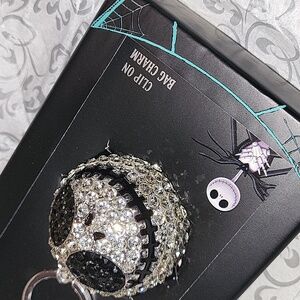 Disney The Nightmare Before Christmas Jack Clip-On Bag Charm BNIB hL M